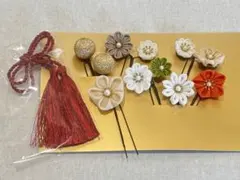 つまみ細工　髪飾りセット　七五三　和装　浴衣　前撮り　成人式