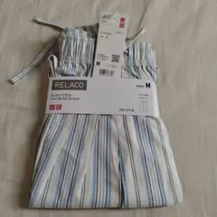 ユニクロ　コットンリラコ　ストライプ　Мサイズ
