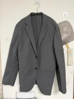 ユニクロ UNIQLO 感動ジャケット チャコール グレー S