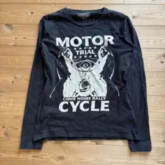 ⭐️VINTAGE⭐️ モーターサイクルプリント ロングスリーブTシャツ
