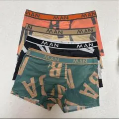 メンズXLサイズ 4枚セット通気吸汗速乾 メンズ ボクサーパンツ