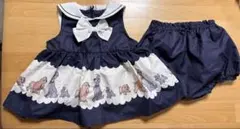 ワンワン物語ワンピース（ネイビー）