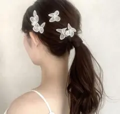 ANNAN WEDDING ヘッドアクセ　バタフライ