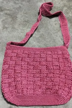 LAURA ASHLEY ローラアシュレイ クロシェ編みバッグ