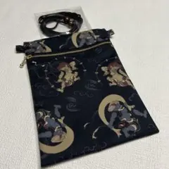 No.129 お祭りポシェット（風神雷神）/ハンドメイド