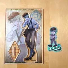 ダンガンロンパ アクリルスタンド ステッカー 天海蘭太郎 DAISO　ダイソー