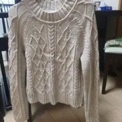 GAP ケーブルニットセーター XXS ベージュ