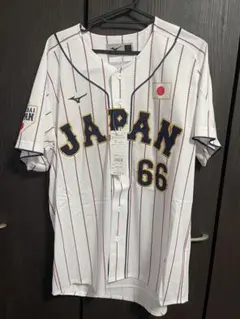 【新品未使用】万波中正　侍ジャパン　公式 レプリカユニフォーム ⭐️新品未使用 侍ジャパン⭐️ 野球日本代表 万波中正刺繍 レプリカ