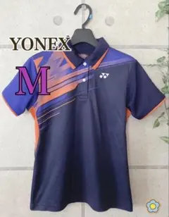 YONEX ポロシャツ Mサイズ ネイビー/オレンジ