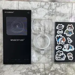 iPhone14ProMax 用 ケース 隠しスタンド 横縦両立 米軍MIL規格