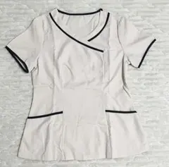 【新品未使用】施術着 サロンユニフォーム エステ制服 ベージュ Sサイズ