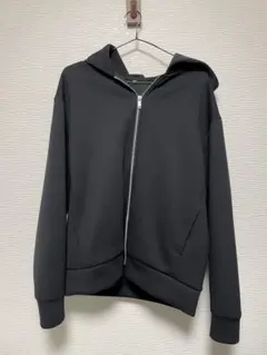 GU パフスウェットフルジップパーカ ブラック Mサイズ