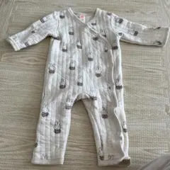 ミッフィー キルティングロンパース 74cm