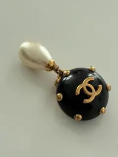CHANEL ドロップイヤリング フェイクパール 片方 96C