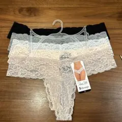 レースショーツ　Tバック5枚セット