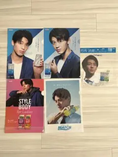 クリアファイル・うちわ5点セット