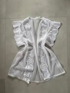 古着 ビンテージ 70s USA 透 ピンク シースルー ガウン シャツ 美品 