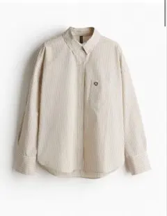 【美品】【H&M】オーバーサイズコットンシャツのサムネイル