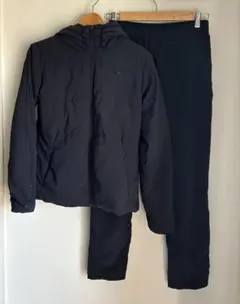 UNDER ARMOUR中綿フルジップパーカー上下セット　ブラック　レディースM