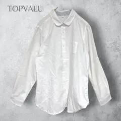 【TOPVALU トップバリュ】　ワイシャツ　オーガニックコットン使用　洗える