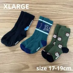 最終お値下げ！XLARGE kids エクストララージ キッズ 靴下 17 19