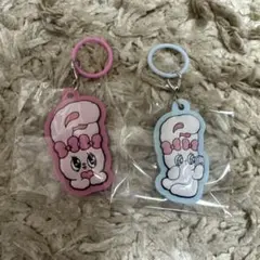 キーホルダー 2個セット　エスターバニー　めじるしラバーアクセサリー　チャーム