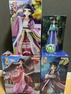 薬屋のひとりごとフィギュア 猫猫 壬氏 4体まとめ売り - メルカリ