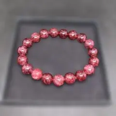 【極上】天然石パワーストーン　ガーネットブレスレット　10㎜ 女性用サイズ