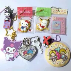 サンリオ キャラクター キーホルダー ガチャ　カプセルトイ　7点セット