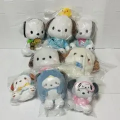 【最終値下げ】新品未使用　ポチャッコ　ぬいぐるみ8体セット　アミューズメント品