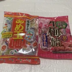 駄菓子屋さんのあめ玉 生梅飴 2種セットのサムネイル