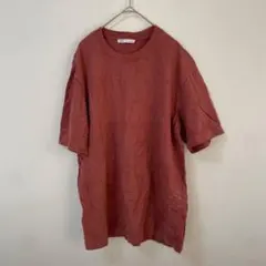 【Lサイズ】ZARA Tシャツ 赤茶色
