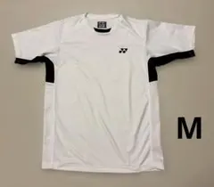 YONEX 半袖シャツ M ホワイト/ブラック　スポーツ