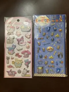 Calbee ぷっくりシール じゃがバター　サンリオ パールマシュマロシール