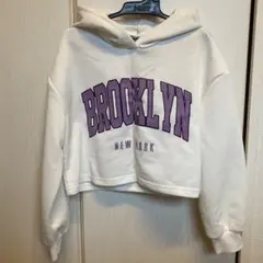 SHEIN BROOKLYN パーカー 8Y ホワイト