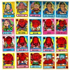 当時物 あっぱれ大将軍チョコ THE幕府シール 20枚セット マイナーシール