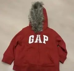 GAP 赤 フード付きパーカー 90cm