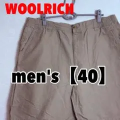 A496【WOOLRICH】コットンハーフパンツ【40】のサムネイル