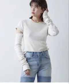 PEAS GALLARDA GALANTE リブニット トップス 2wayのサムネイル
