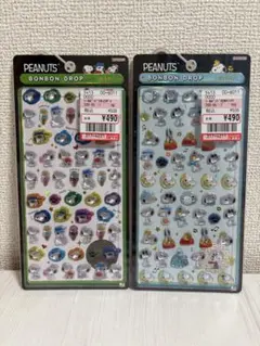 【正規品】スヌーピー ボンボンドロップシールミニ 2点セット