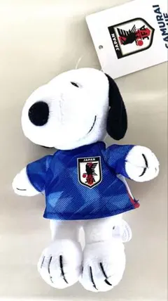 スヌーピー SAMURAI BLUE ぬいぐるみ サッカー