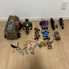 ミュータントタートルズ　フィギュア等セット