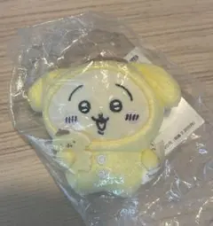 ちいかわ×サンリオコラボ ポムポムプリン うさぎ キーホルダー