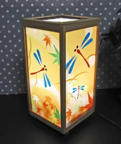 華燭の宿り木＝「秋冷慕情」／至福の灯火／LED・檜枠造・フイルム加工・軽量／