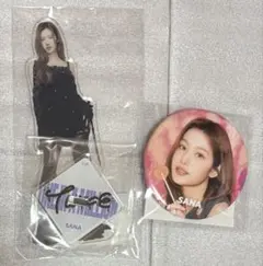 twice グッズ アクリルスタンド アクスタ 缶バッチ サナ セット