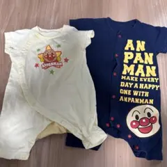 アンパンマンロンパース2点セット　60 70