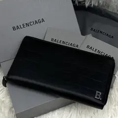 未使用 バレンシアガ 長財布 ブラック イエロー ラウンド レザー VV019 未使用 バレンシアガ 長財布 ブラック イエロー ラウンド レザー VV019