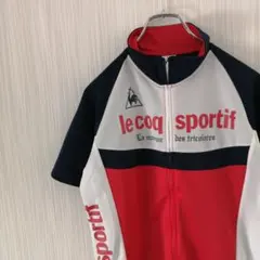 ルコックスポルティフ　サイクルジャージ　半袖　フルジップのサムネイル