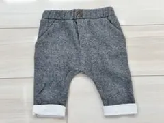 H&M ベビー 裏起毛 パンツ 68cm 4-6M グレー ズボン
