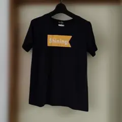 EASTBOY 半袖Tシャツ Shiningロゴ ネイビーのサムネイル